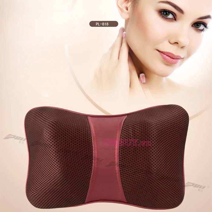 Gối massage hồng ngoại Magic Energy Pillow Puli PL-818 - 4 bi
