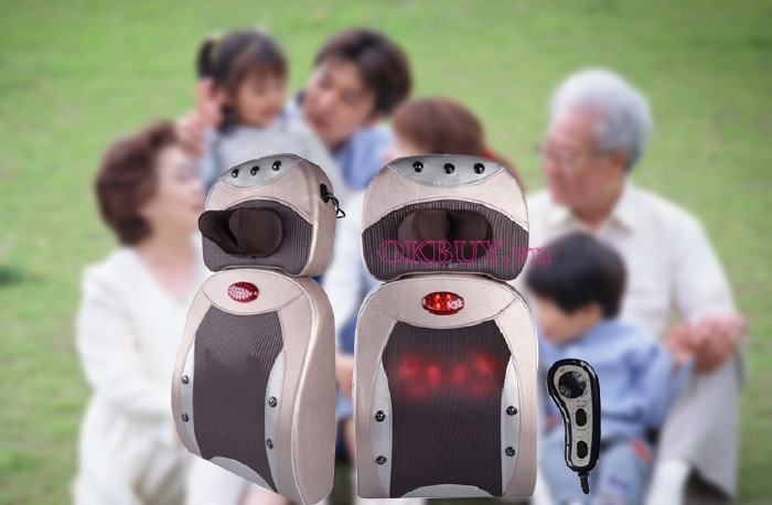 Máy massage đấm lưng và cổ 2in1 hồng ngoại Puli PL-808B