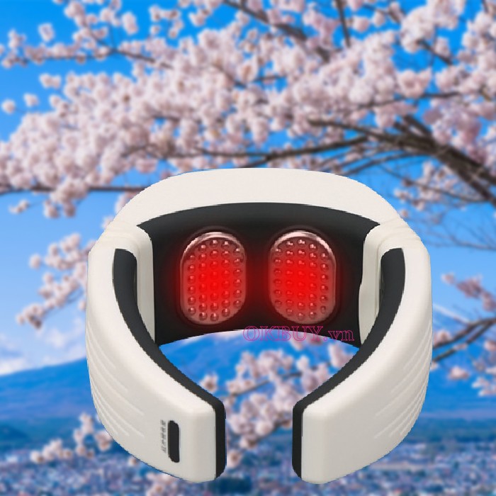 Máy massage cổ Xung điện trị liệu PULI PL-758 hồng ngoại