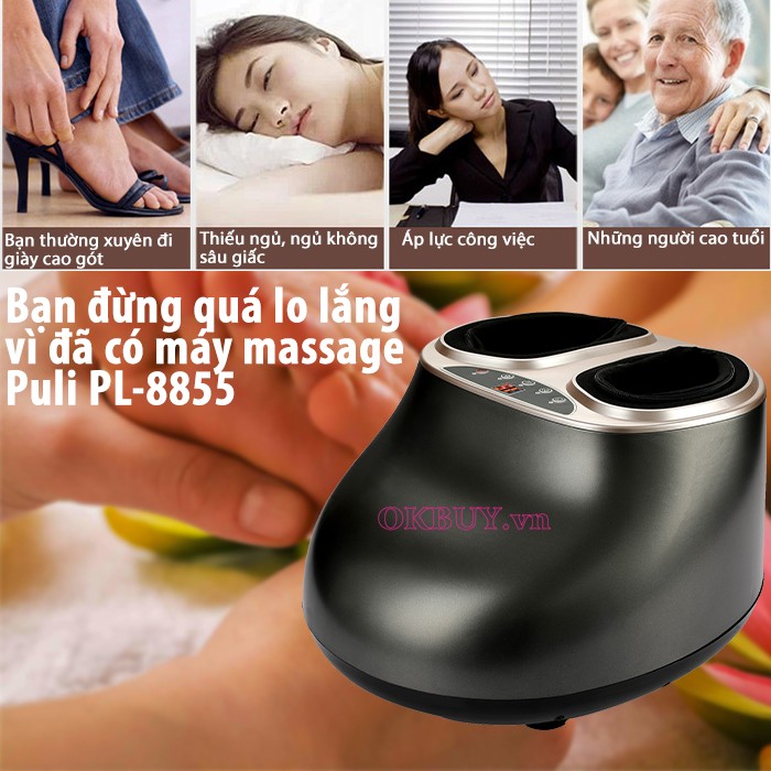 Máy massage chân hồng ngoại áp suất khí PULI PL-8855