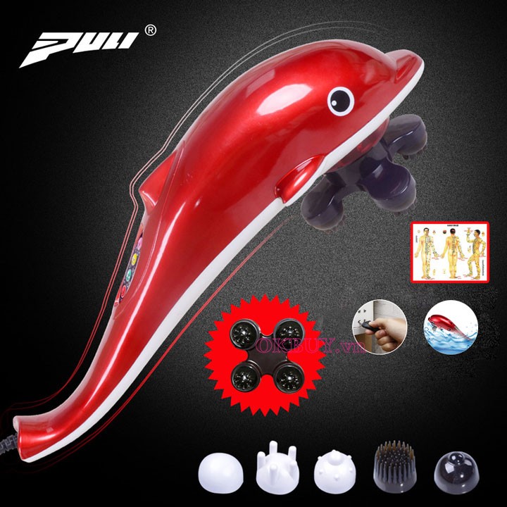 Máy massage cầm tay cá heo PULI PL-608B - Điện tử