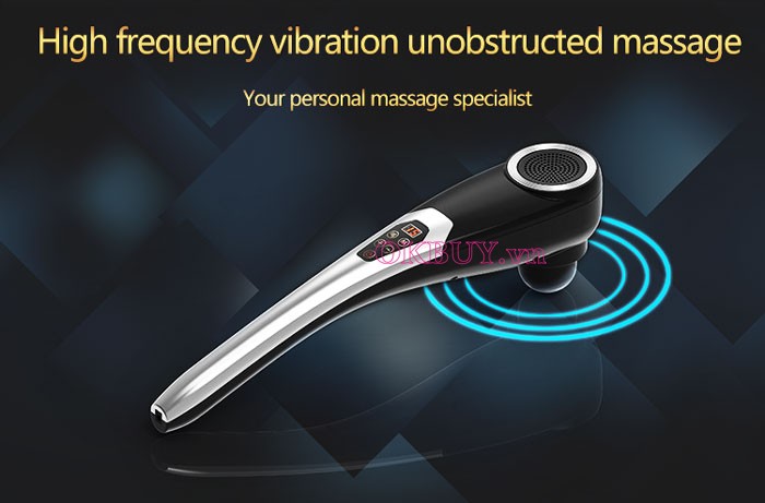 massage cầm tay 5 đầu PULI PL-620DC - Pin sạc
