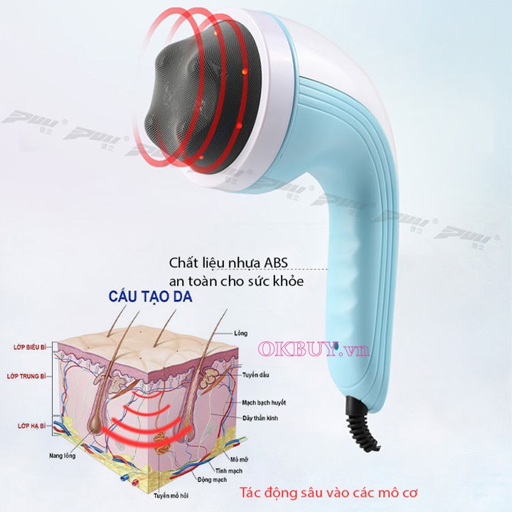 Máy massage cầm tay Puli PL-607AC4