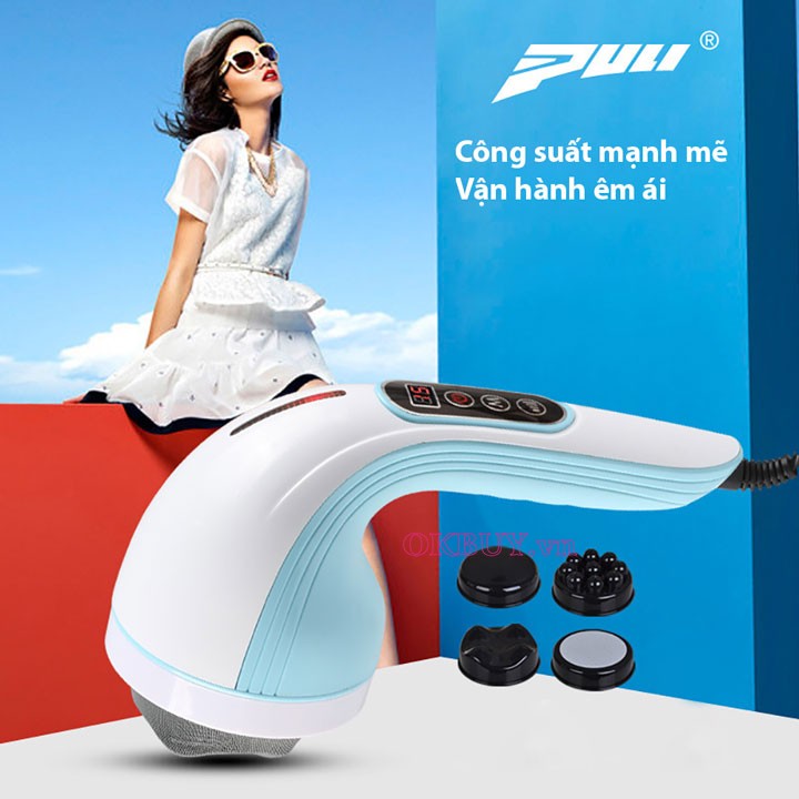 massage cầm tay Puli PL-607AC4 - 4 đầu