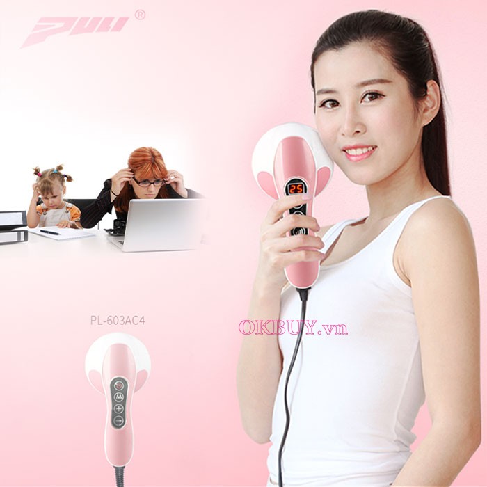 Máy massage cầm tay Puli PL-603AC4 bốn đâu
