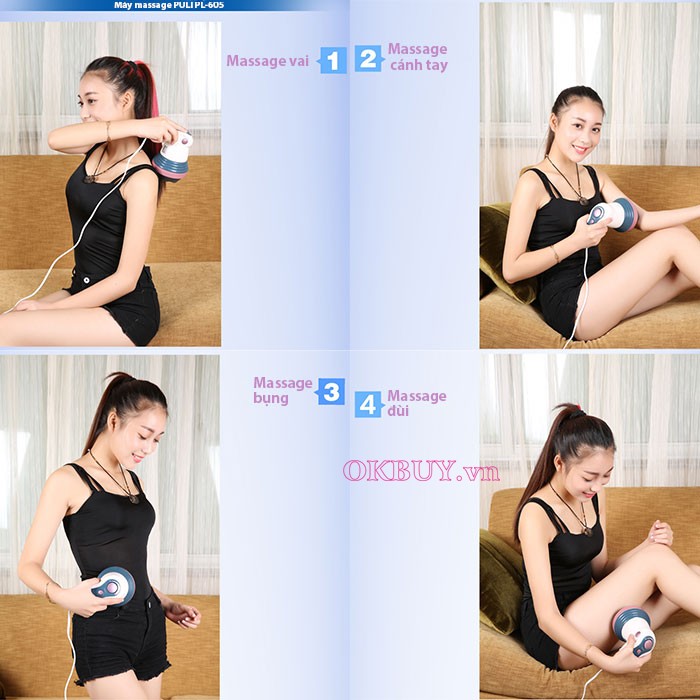 Máy massage cầm tay Puli PL-605