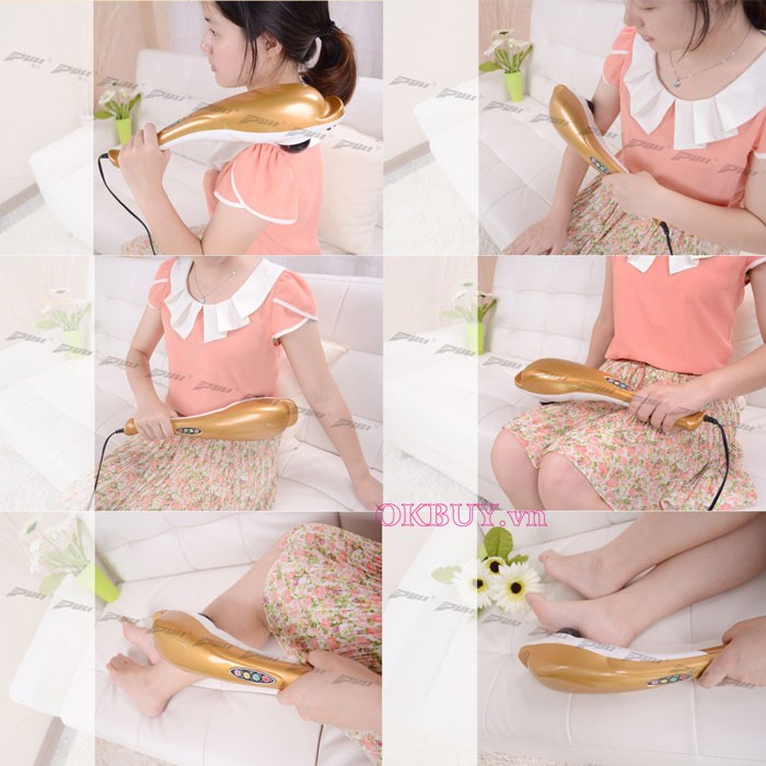 massage cầm tay cá heo Puli PL-606B