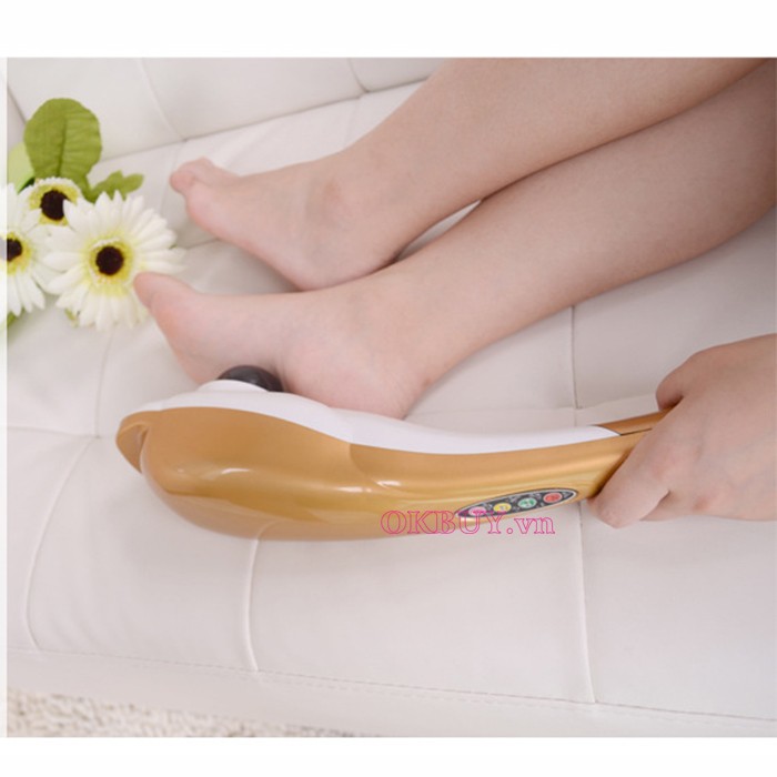 máy massage cá heo 3 đầu