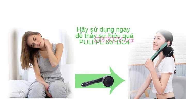 massage cầm tay 8 đầu PULI PL-661DC4 