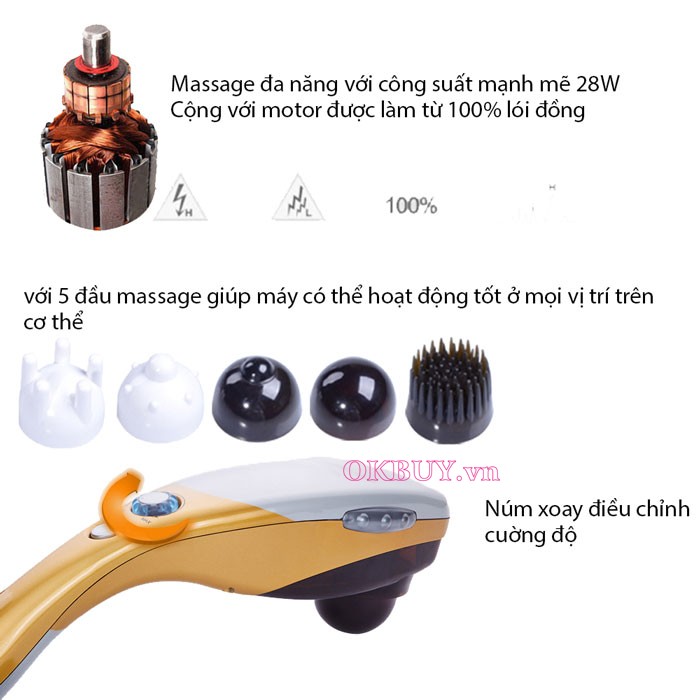 Máy massage Puli PL-610A  cao cấp