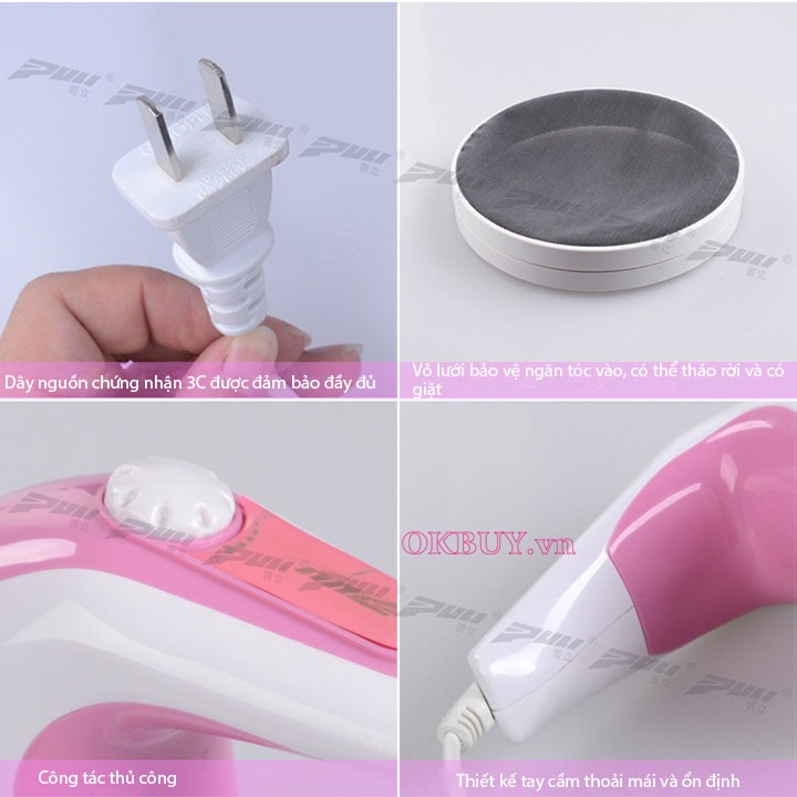 Máy massage 4 đầu Puli PL-604B - Cơ