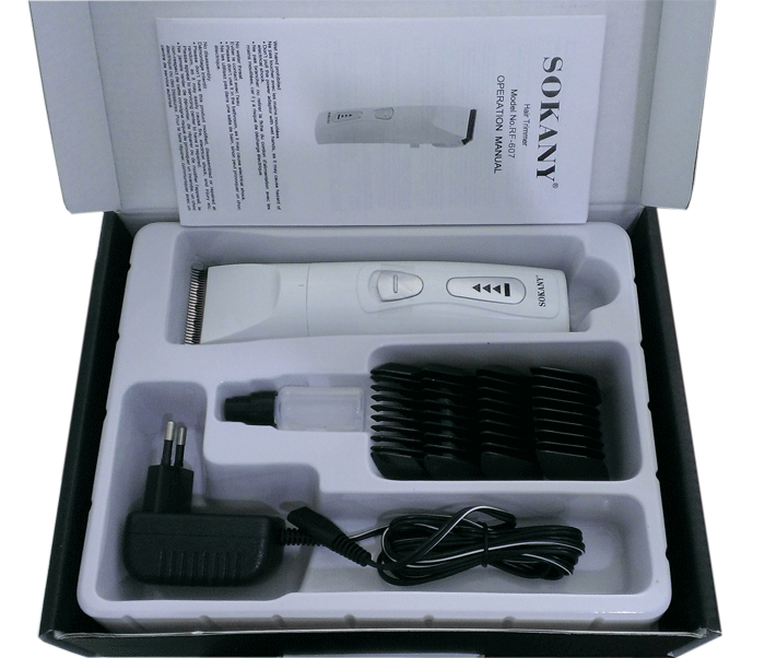 Tông đơ cắt tóc pin sạc mini Sokany RF-607