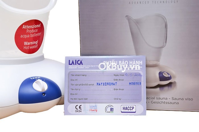 máy xông hơi mặt mũi Laica MD-6062
