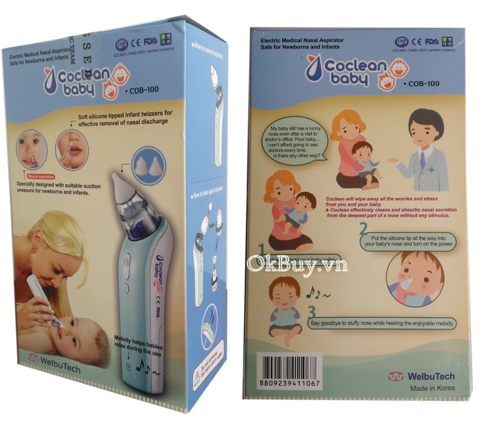 máy hút mũi cho bé hàn quốc