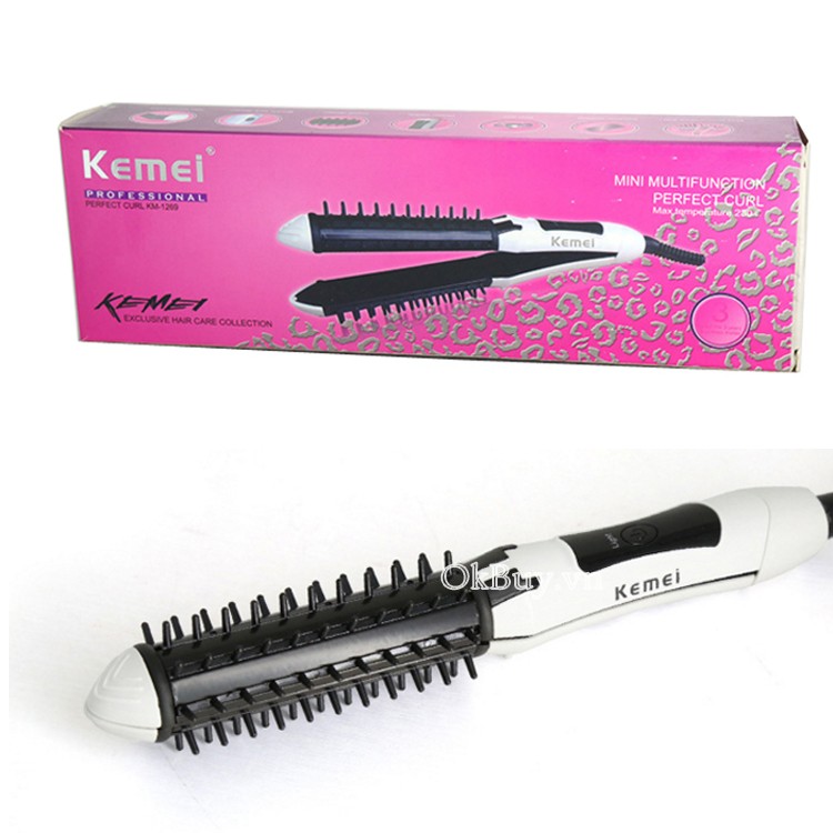 máy uốn duỗi tóc Kemei KM-1269 