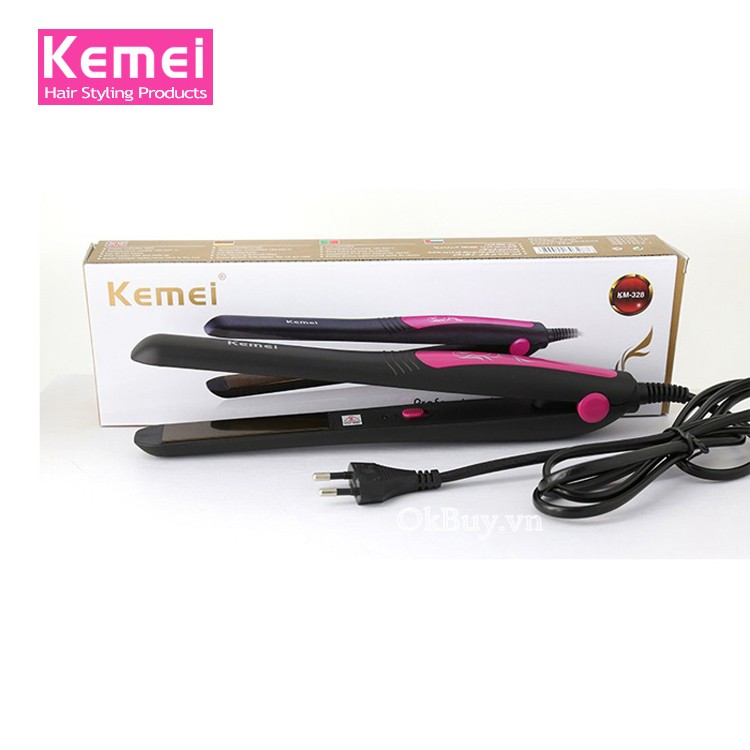 Máy là tóc Kemei KM-328
