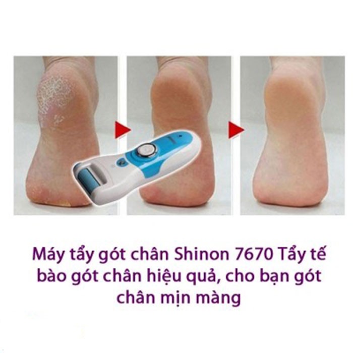 Máy chà tẩy tế bào gót chân Shinon