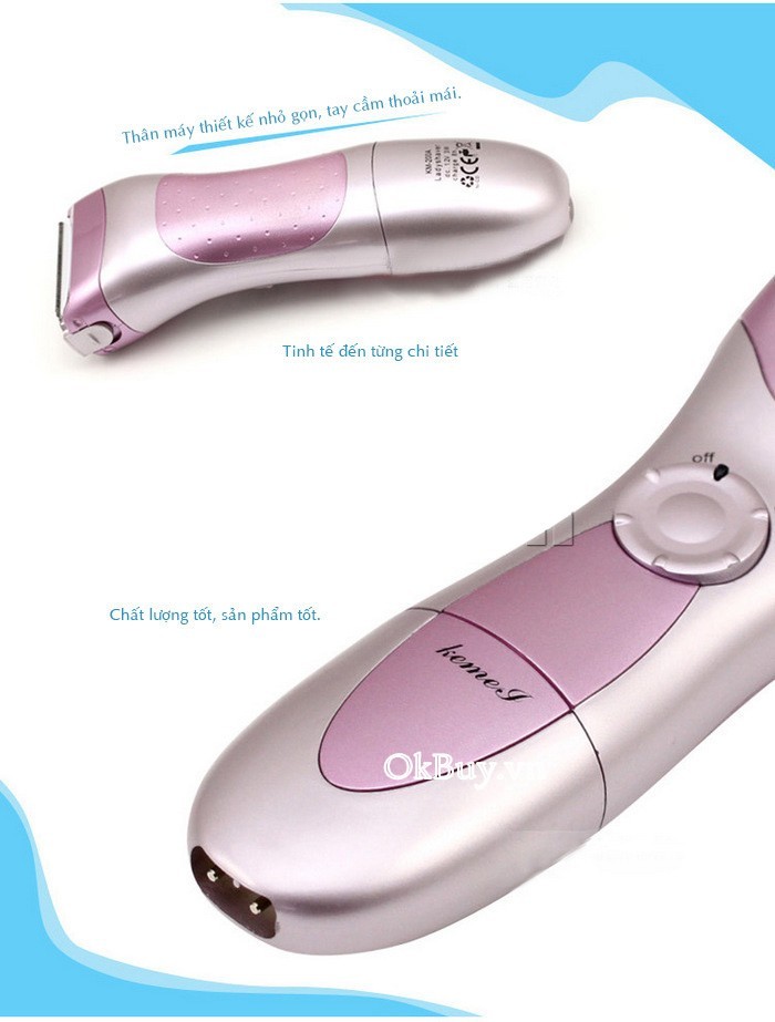 Máy tẩy lông toàn thân Kemei