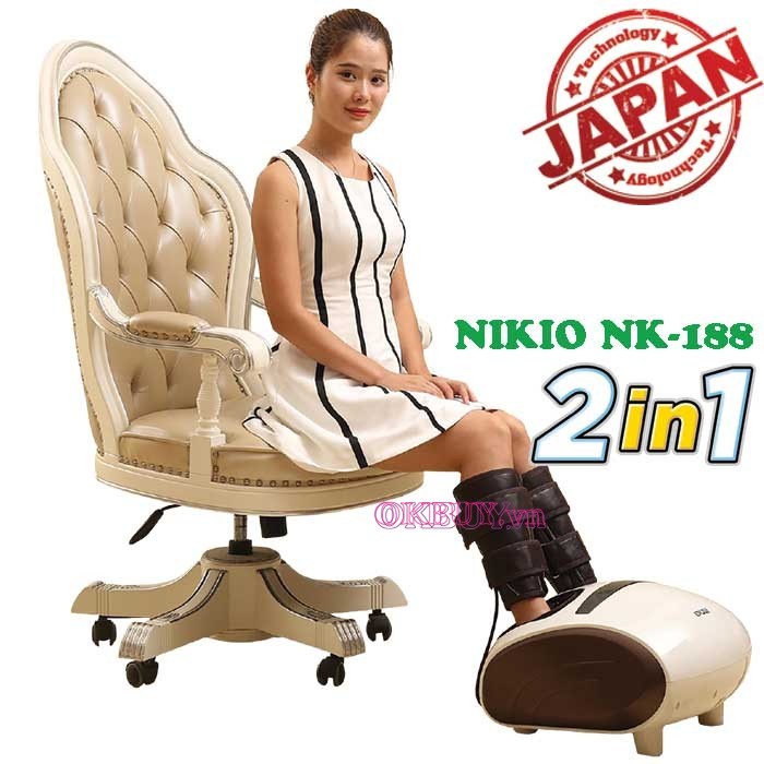 Máy massage chân giúp bấm huyệt, xoa bóp, massage khi chân bị đau