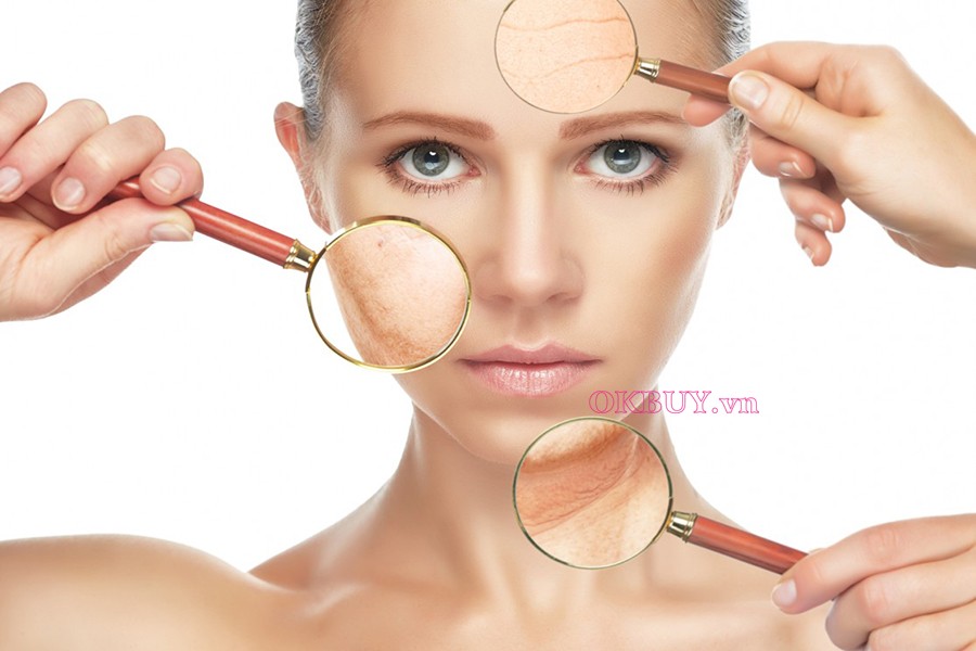 Da mặt kém săn chắc do lão hóa da