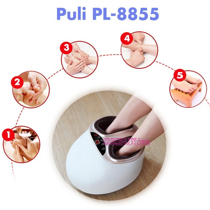 Máy massage chân giúp lưu thông khí huyết giúp giảm đau nhức chân hiệu quả