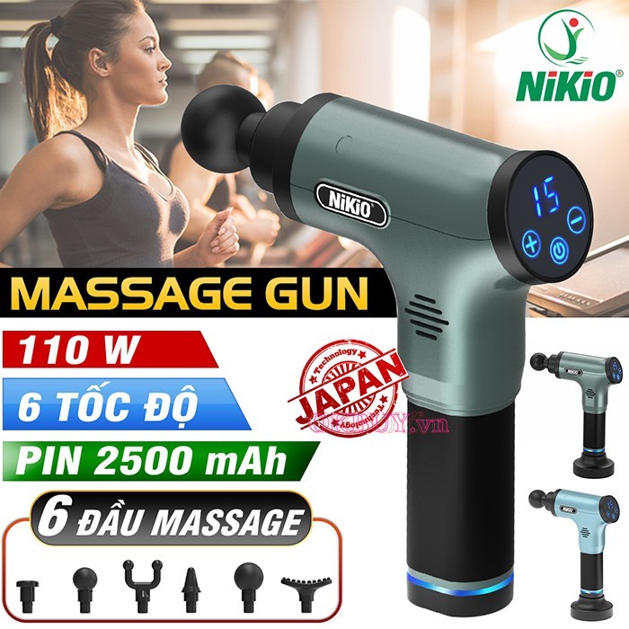 Máy massage cầm tay tác động vào các mô cơ, giúp giảm đau nhức hiệu quả trong thời gian ngắn