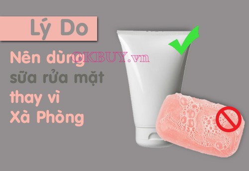 Sử dụng sửa rửa mặt chứa cồn sẽ gây kích ứng cho da và dễ lên mụn, nhờn nhiều