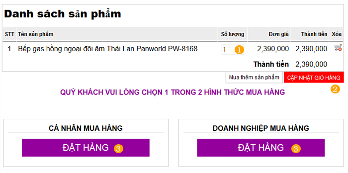 hướng dẫn mua hàng