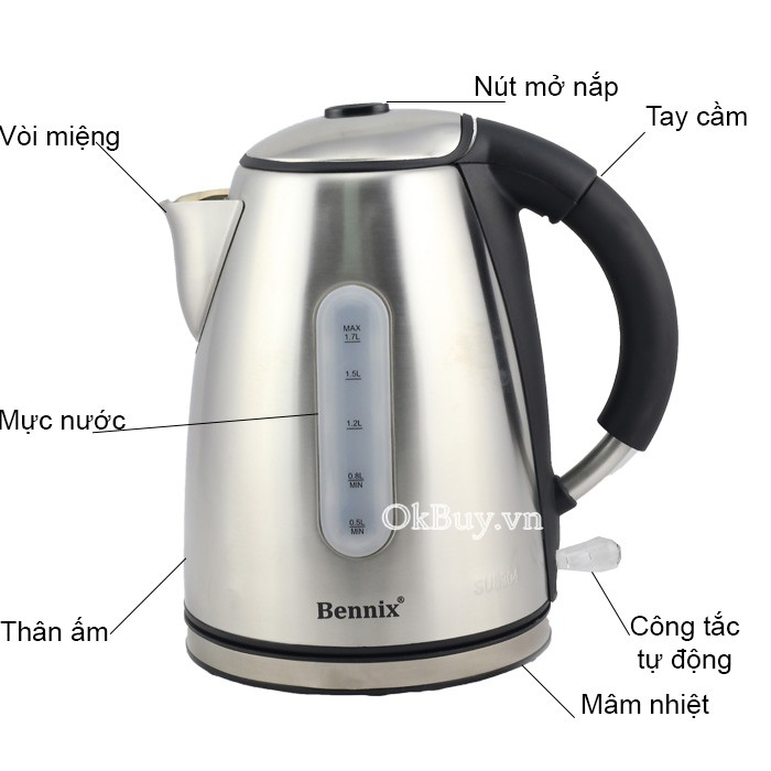 Ấm đun siêu tốc Bennix BN-1018MC_3