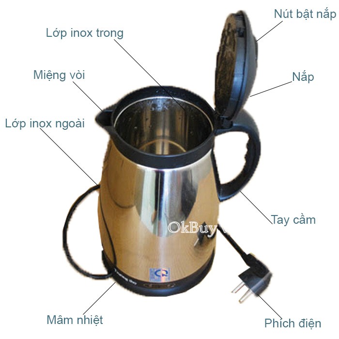 Ấm đun siêu tốc Trường Thọ