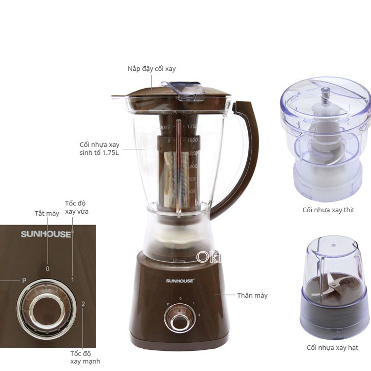 máy sinh tố sunhouse SHD-5338