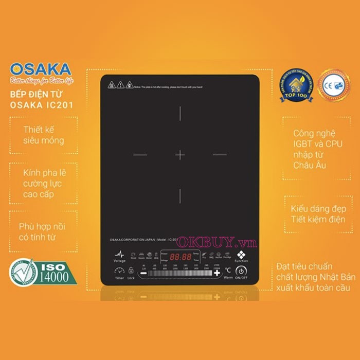 Bếp điện từ Nhật Bản Osaka IC201