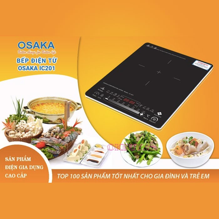 Bếp điện từ Nhật Bản Osaka IC201 - 2000W_4