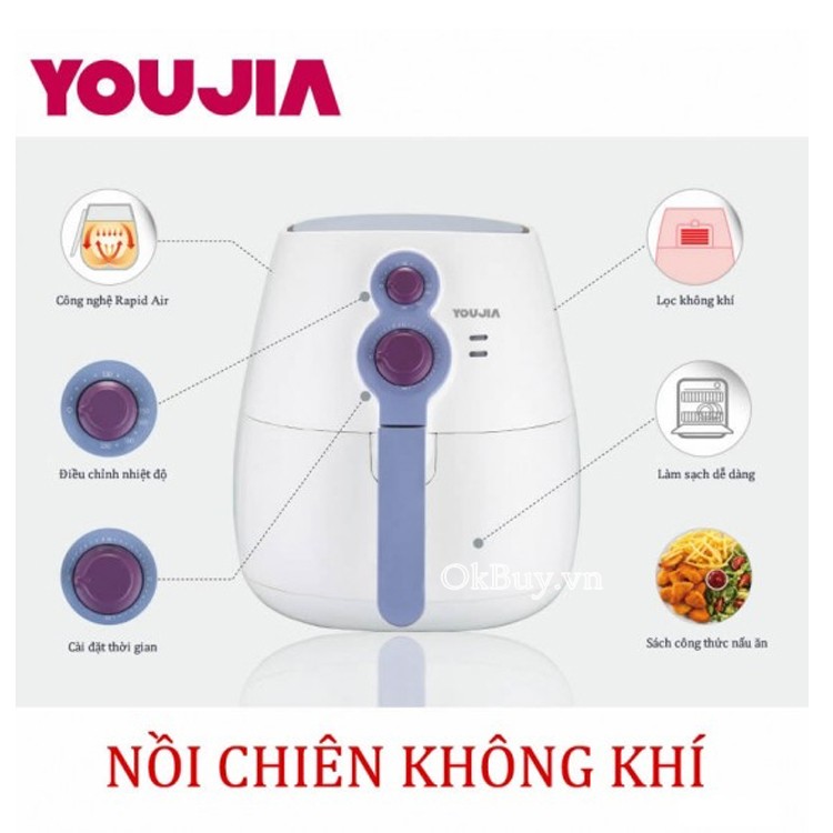 nồi chiên không khí Youjia Airfryer YJ-2588