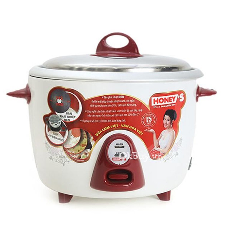 Nồi cơm điện nắp rời Honey's HO701-M18D