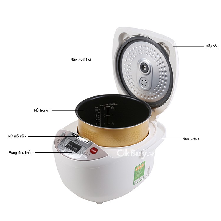 nồi cơm điện Midea MB-FS5018