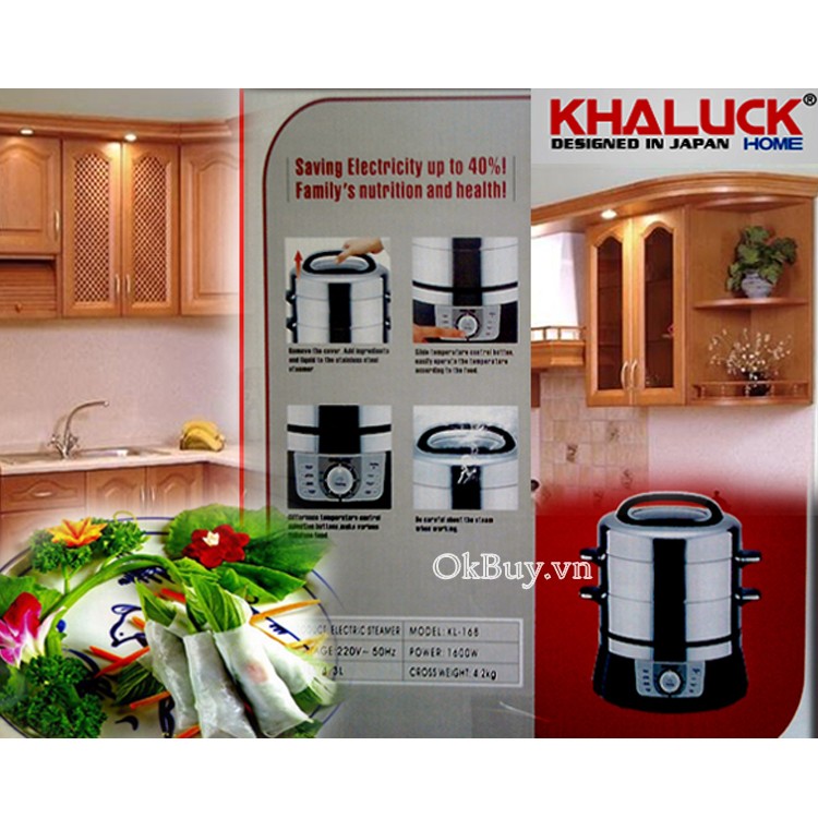 nồi hấp Khaluck Home KL-168