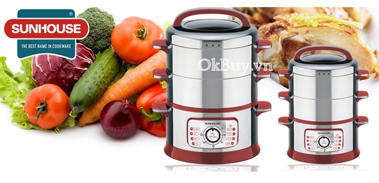 Nồi hấp điện đa năng Sunhouse SHD-4401