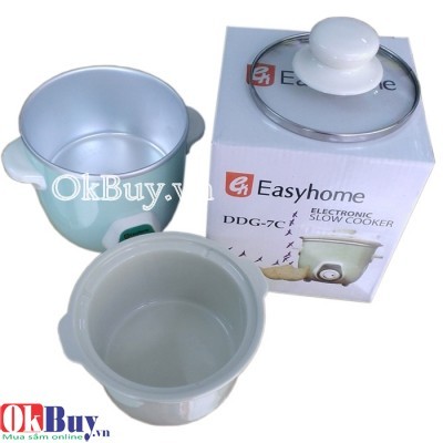 Nồi nấu cháo điện EasyHome DDG-7C-0,7L