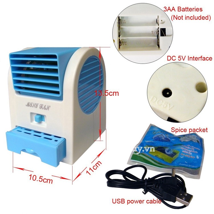 quạt hơi nước để bàn Mini Fan