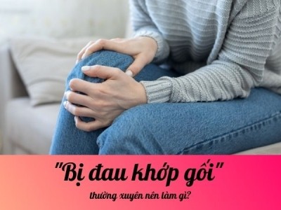 Bị đau khớp gối thường xuyên nên làm gì?