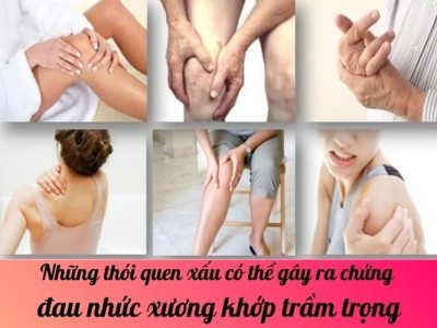 Những thói quen xấu có thể gây ra chứng đau nhức xương khớp trầm trọng