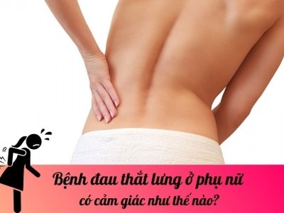 Bệnh đau thắt lưng ở phụ nữ có cảm giác như thế nào?