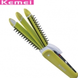 Lược điện uốn duỗi dập tóc Kemei KM-6855