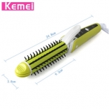 Lược điện uốn duỗi dập tóc Kemei KM-6855