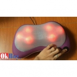Gối massage đèn hồng ngoại Pillow Magic New NPL-819