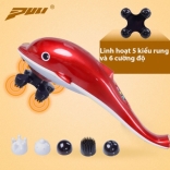Máy massage cầm tay cá heo 6 đầu PULI PL-608B - Điện tử