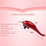 Máy massage cầm tay cá heo 6 đầu PULI PL-608B - Điện tử